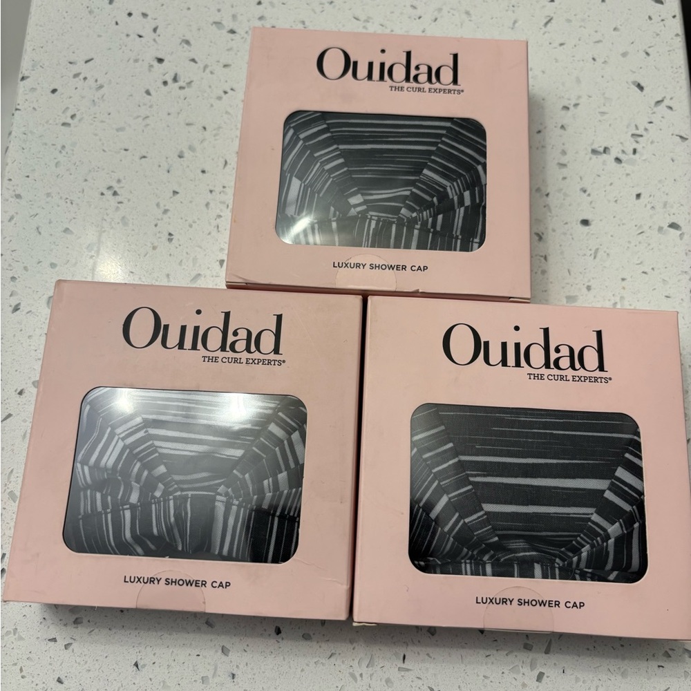 New - Ouidad luxury shower cap lot